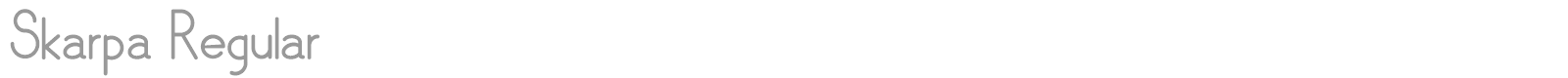 Skarpa font preview